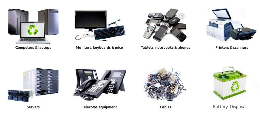 IT equipment recycling Dubai electronic waste processing