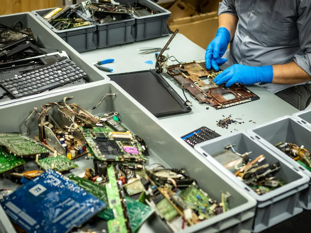 old laptops recycling dubai electronic waste processing