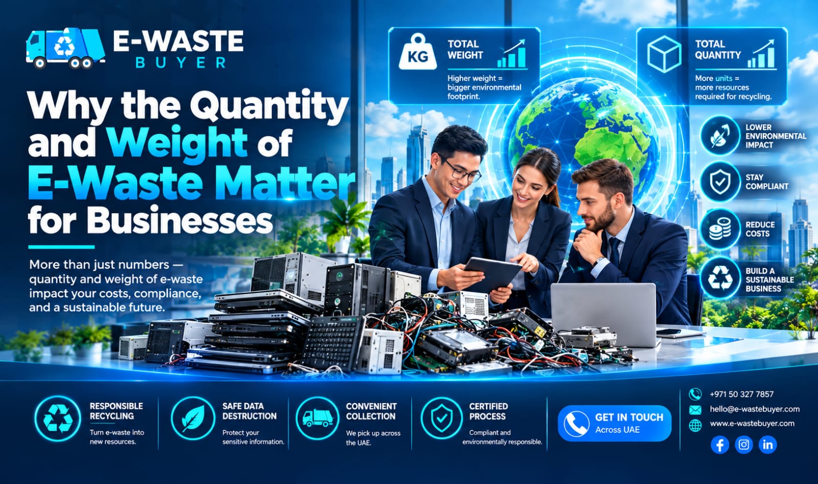 Why the Quantity and Weight of E-Waste Matter for Businesses