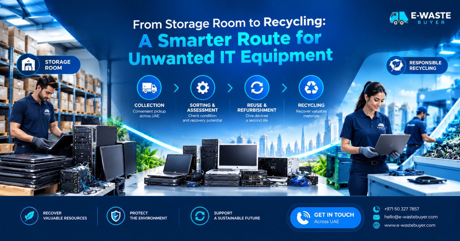 From Storage Room to Recycling: A Smarter Route for Unwanted IT Equipment